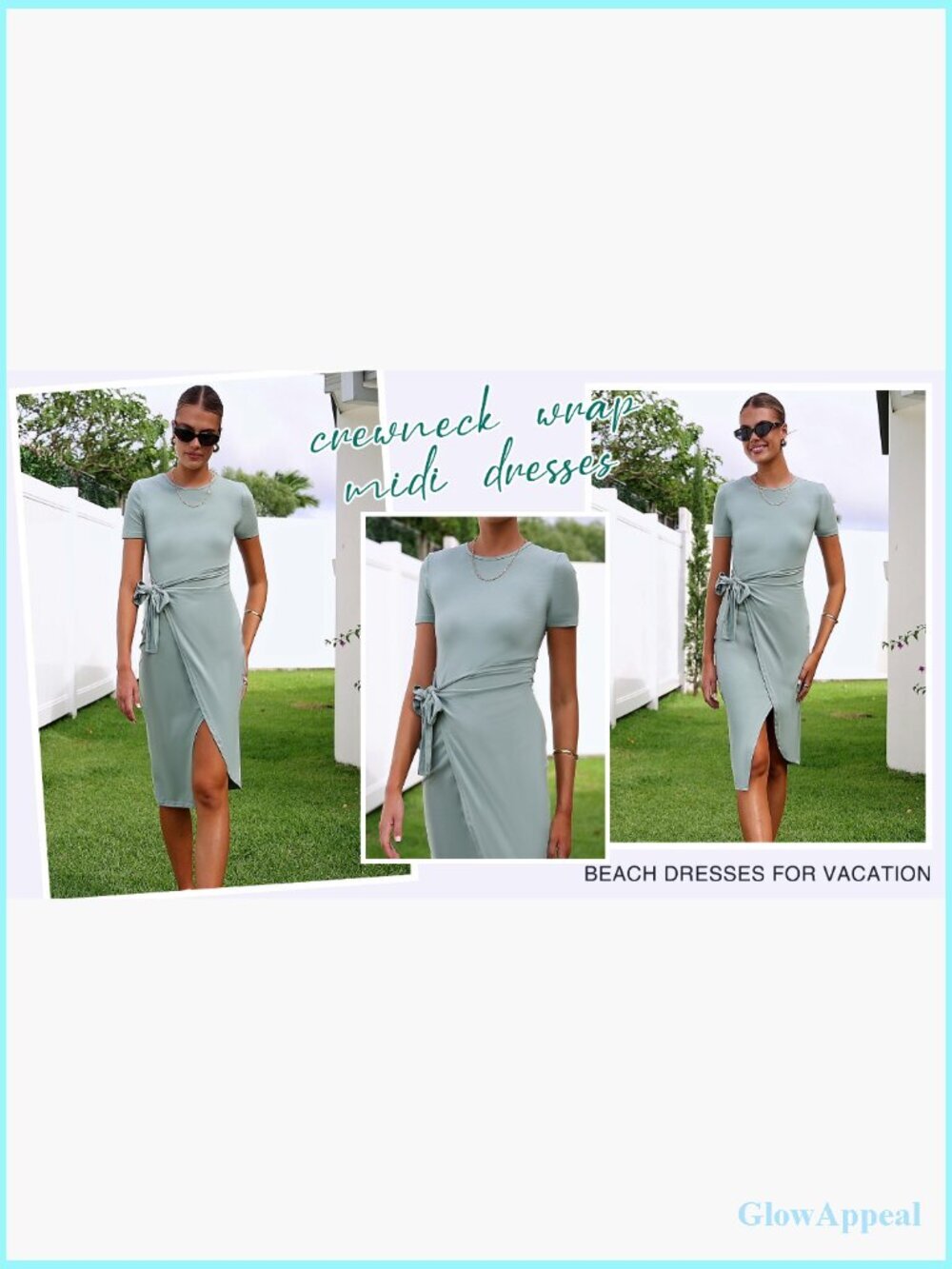 Sleeveless Striped Ruched Bodycon Midi Dress Tie Waist Summer Casual - Picture 7 of 7